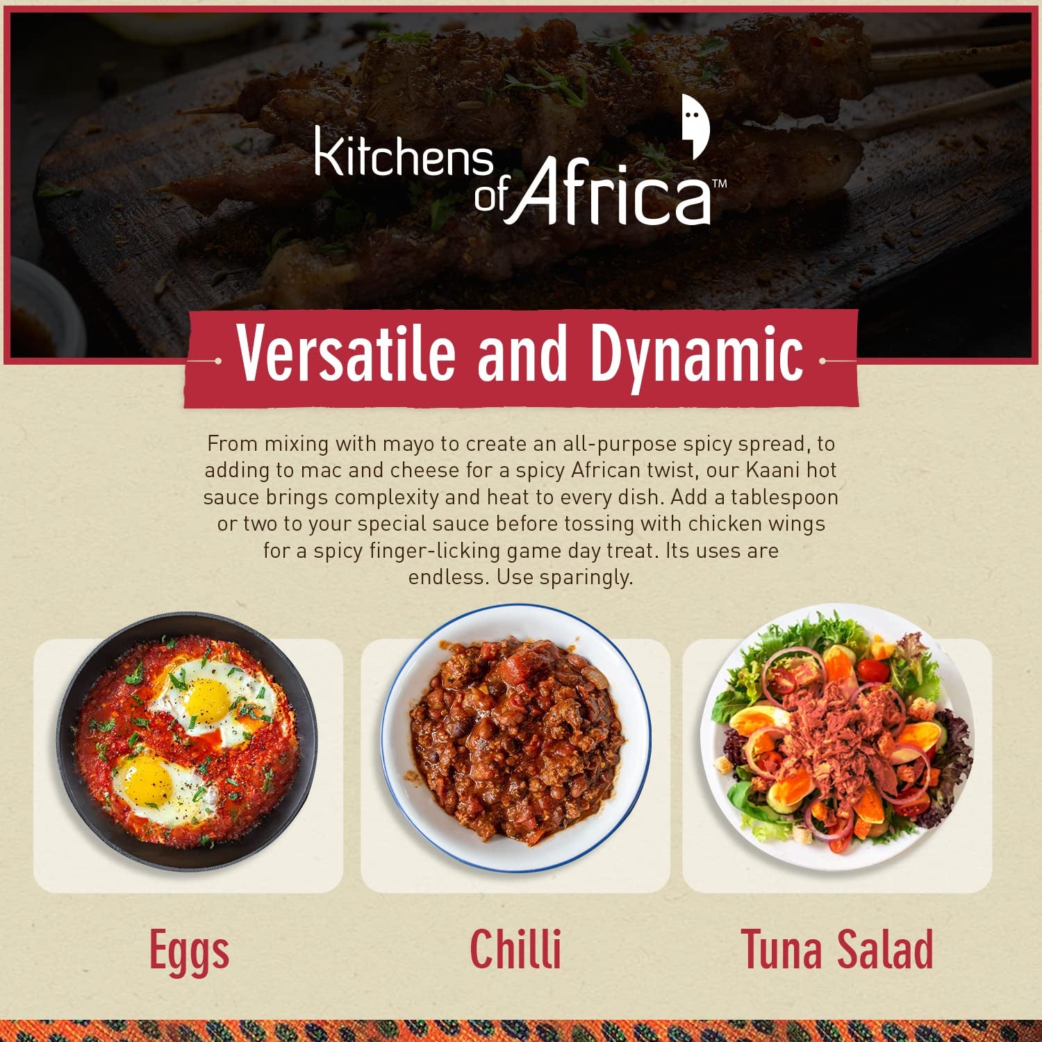 Kitchens of Africa Kaani West African Artisan Hot Sauce W/Habanero Pepper, Fresh Ginger, and Garlic. Fiery, Bold, and Piquant, yet Bright and Complex (9 Oz.)