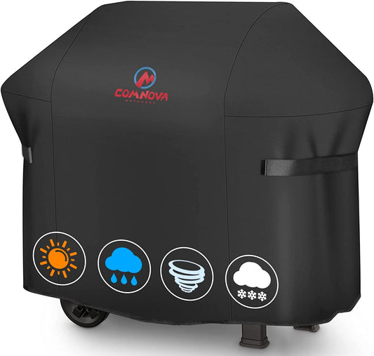 Comnova Grill Cover 60 Inch - 600D Grill Cover for Weber Genesis 300 Series Gas Grill Heavy Duty & Waterproof, Outdoor BBQ Cover for Weber, Char Broil, Dyna-Glo, Nexgrill (Not Fit Genesis E325)