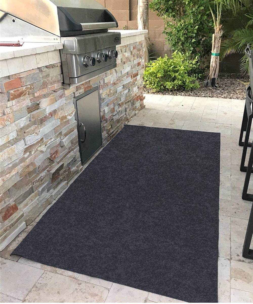 Gas Grill Mat，Premium BBQ Mat and Grill Protective Mat—Protects Decks and Patios from Grease Splashes,Absorbent Material-Contains Grill Splatter，Anti-Slip and Waterproof Backing，Washable (36" X 36")