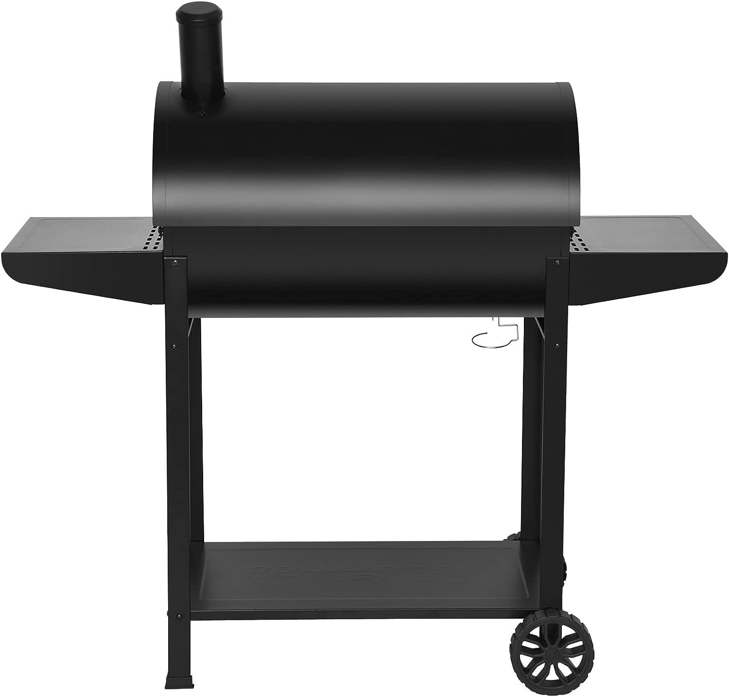 CC1830T 30-Inch Barrel Charcoal Grill with Front Storage Basket, Outdoor Backyard BBQ Party Cooking Grill with 627 Sq. In. Cooking Area, Black