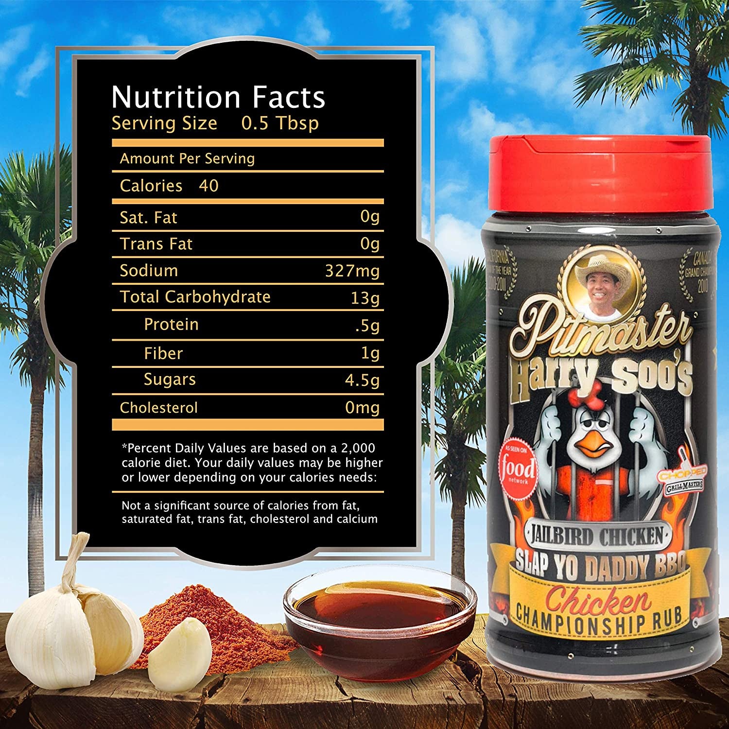 Slap Yo Daddy BBQ Jailbird Chicken and Flavor Bomb Umami (3 Rubs) 12Oz Bundle