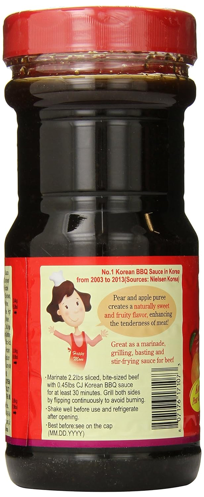 CJ Bulgogi Marinade Korean BBQ Sauce, 29.63 Ounce (Pack of 8)