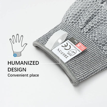 Cut Resistant Gloves, EN388 Level 5 Cut Resistant Gloves, No Cut Gloves, Cut Proof Gloves, Food Grade