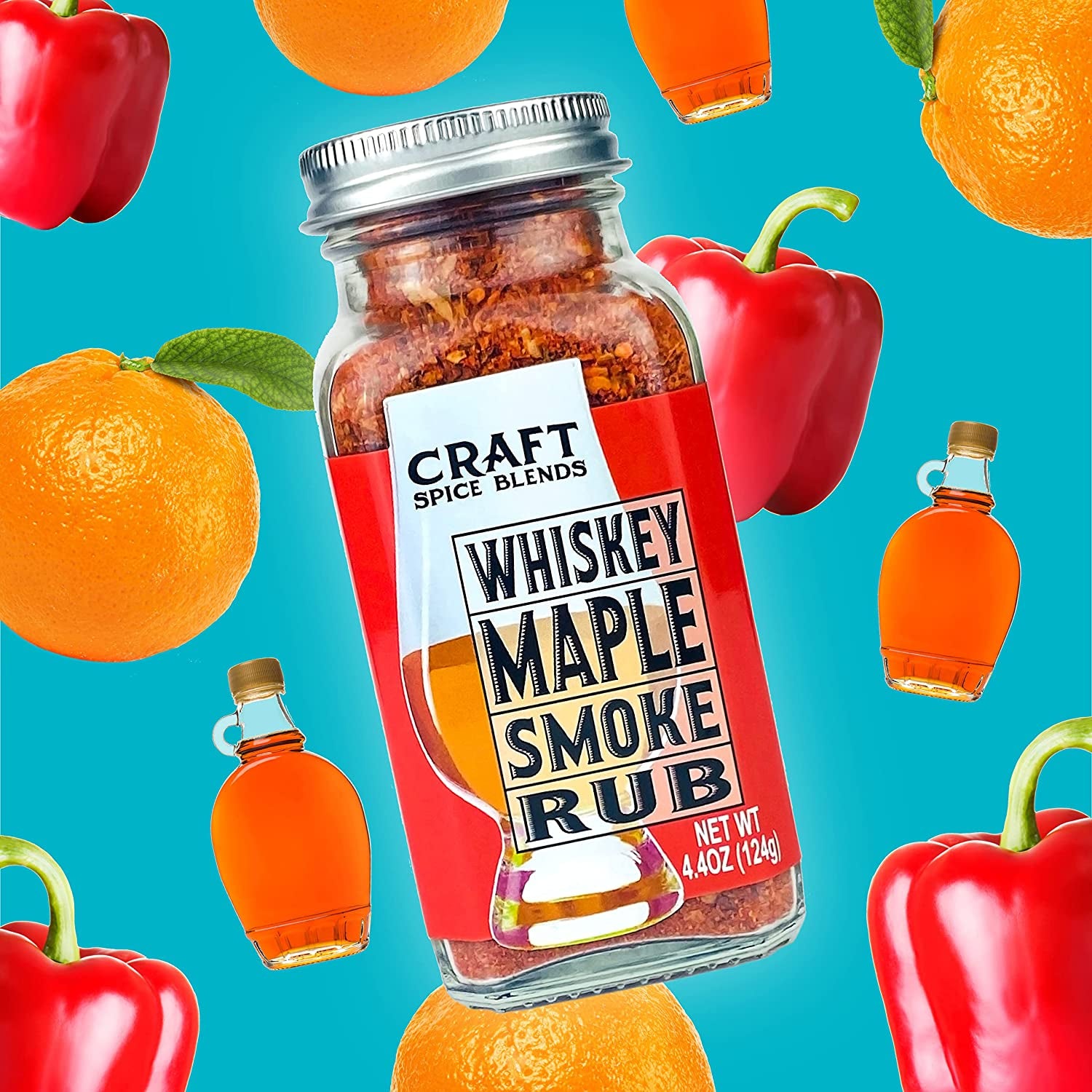 Craft Spice Blends (Whiskey Maple Smoke Rub 2 Pack) | All Natural
