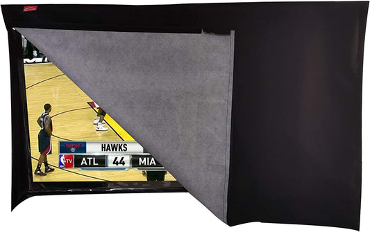 Outdoor 46"-48" TV Set Cover,Close-Fitting Design Front Flap Scratch Resistant Liner Protect LED Screen Fits up to 42" W X 26" D