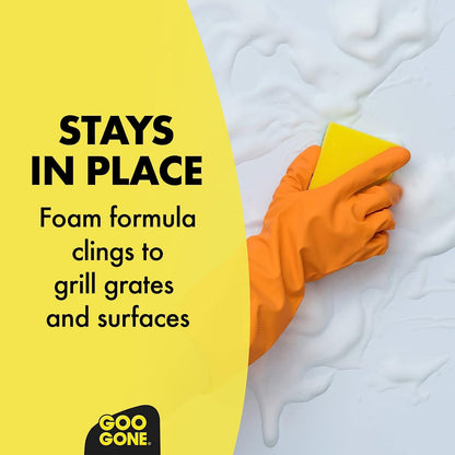 Goo Gone Grill and Grate Cleaner Spray (2 Pack) Cleans and Degreases BBQ Cooking Grates and Racks, Pellet and Electric Smokers- 24 Ounce