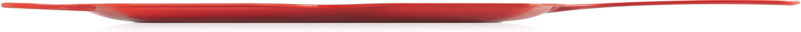 Enameled Cast Iron Signature Square Skillet Grill, 10.25", Cerise