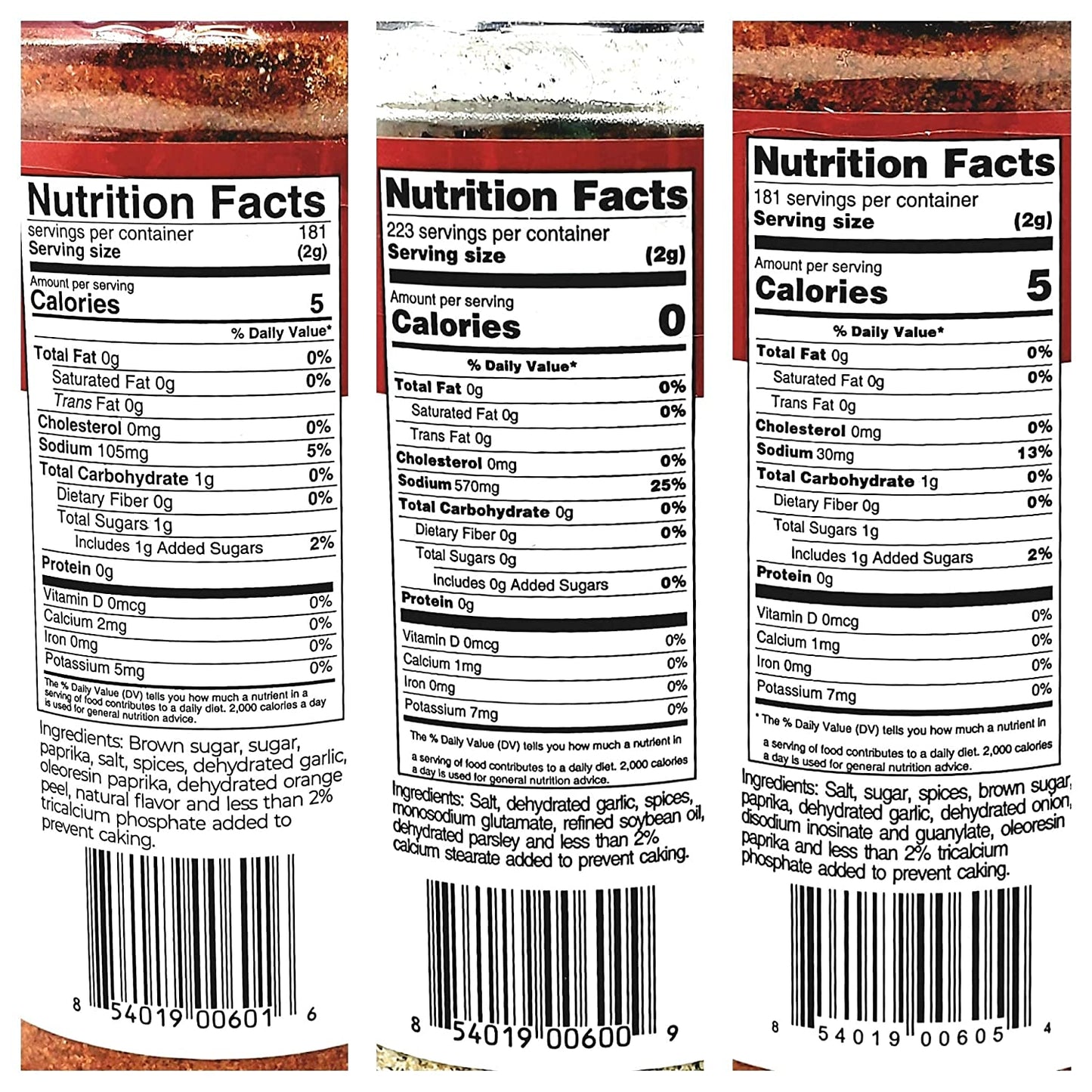 Killer Hogs Barbecue Rub Variety Pack - Original BBQ Rub, Hot BBQ Rubs, and A.P. Seasoning - Pack of 3 Bottles - 16 Oz per Bottle - 48 Oz Total