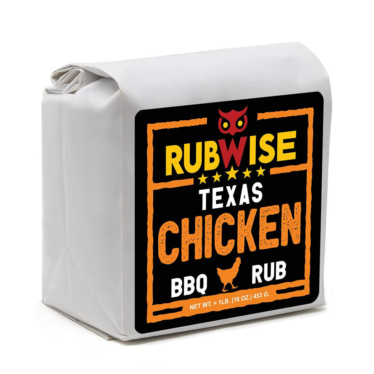 Texas Style Chicken Rub & Pork Rub by Rubwise | BBQ Rub & Spices for Smoking & Grilling | Dry Rubs | Great on Chicken, Turkey, Duck, Burgers, Chops, Pork Butt, Tenderloin & More | NO MSG (1Lb Each)
