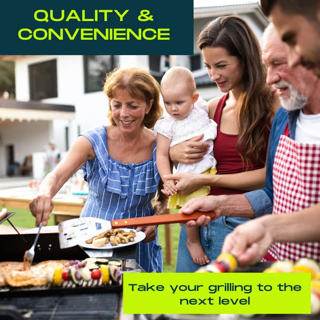 Barbecue Grill Light BBQ Grill Light- Battery Operated LED BBQ Light Aluminum Clamp Barbeque Grill Lights - Grill Lights for Outdoor Grill or Smoker - the Best BBQ Grill Accessories - BBQ Light