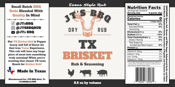 Grehge Grehge Jt'S Texas Style Brisket Rub | 1 - 8.5Oz Shaker | Mens Christmas Gift/Stocking