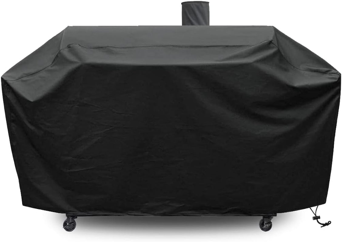 Grill Cover for Pit Boss Memphis Grill Cover Waterproof Smoke Hollow 4-In-1 Gas Charcoal Combo Grill Smoker Cover 73952 Pit Boss 4 in 1 Grill Cover Heavy Duty (PB 73952)