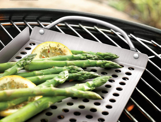 76630 Stainless Steel Grill Topper Grid, Set of 2, 11"X7" and 11"X17"