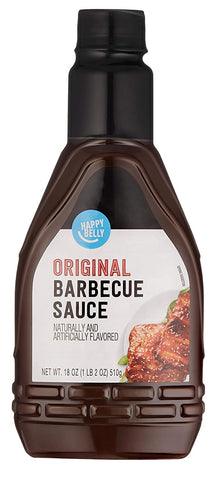 Image of Amazon Brand - Happy Belly Original BBQ Sauce, 1.12 Pound (Pack of 1)