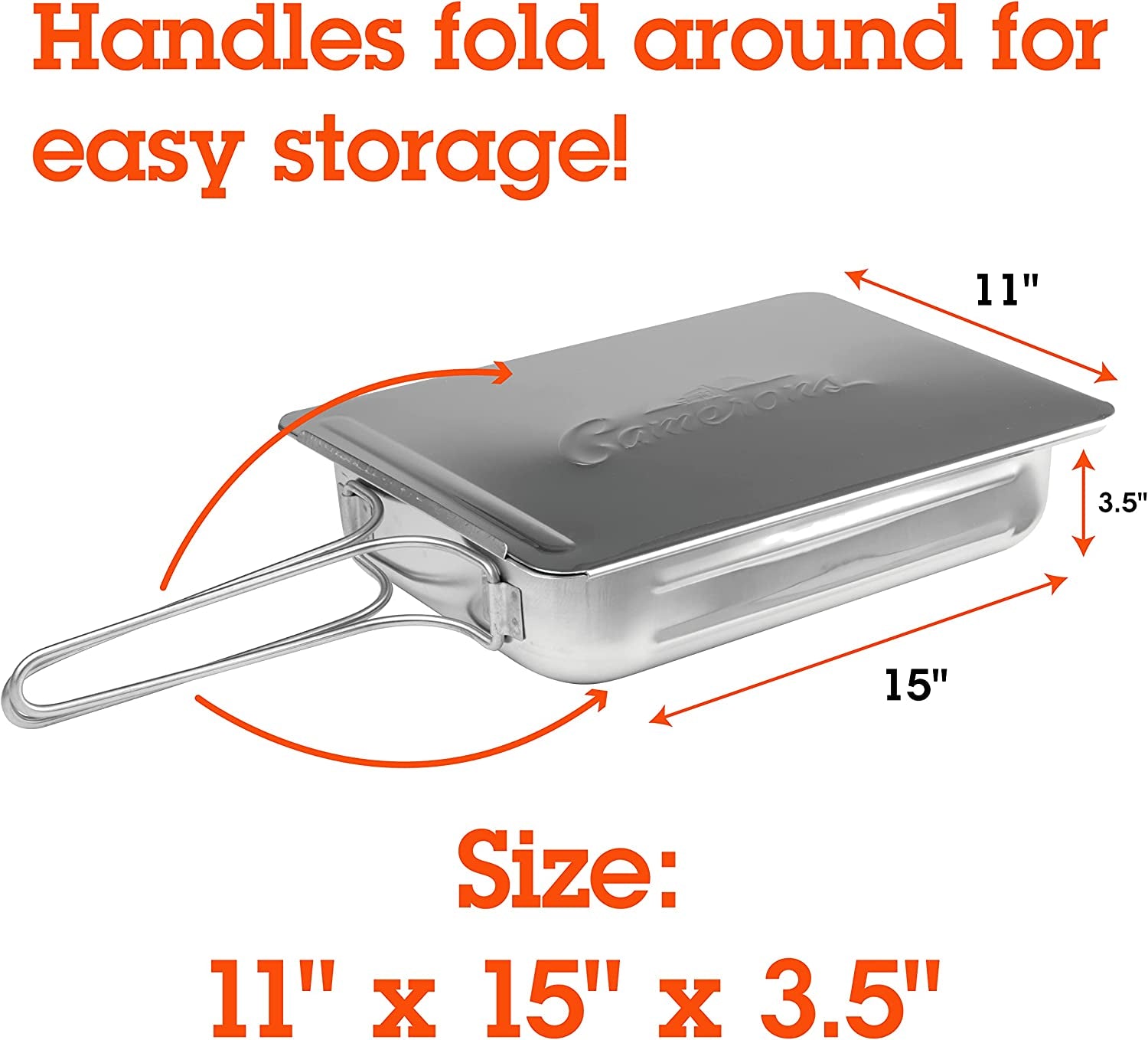 Large Stovetop Smoker - Stainless Steel BBQ Smoker Box W/Hickory & Oak Wood Chips & Recipe Guide - Indoor Outdoor Use - Great for Smoking Thanksgiving Dinner - Barbecue Grilling Gift for Men