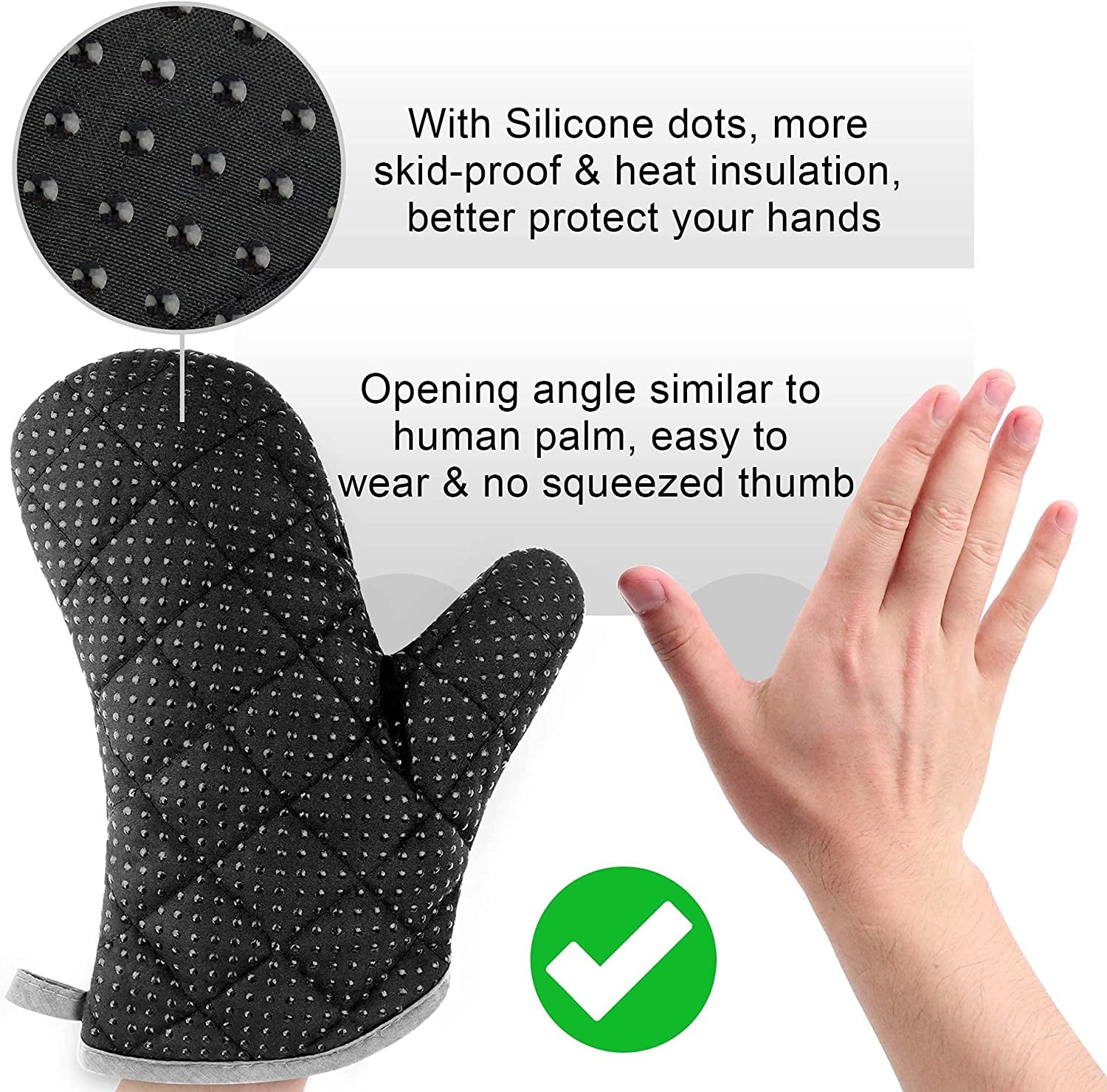 Grill Tools Grill Utensils Set - 3PCS BBQ Tools, Stainless Barbeque Grill Accessories - Spatula/Tongs/Fork, with Insulated Glove, Ideal BBQ Set Grilling Tools for Outdoor Grill, Gifts for Men