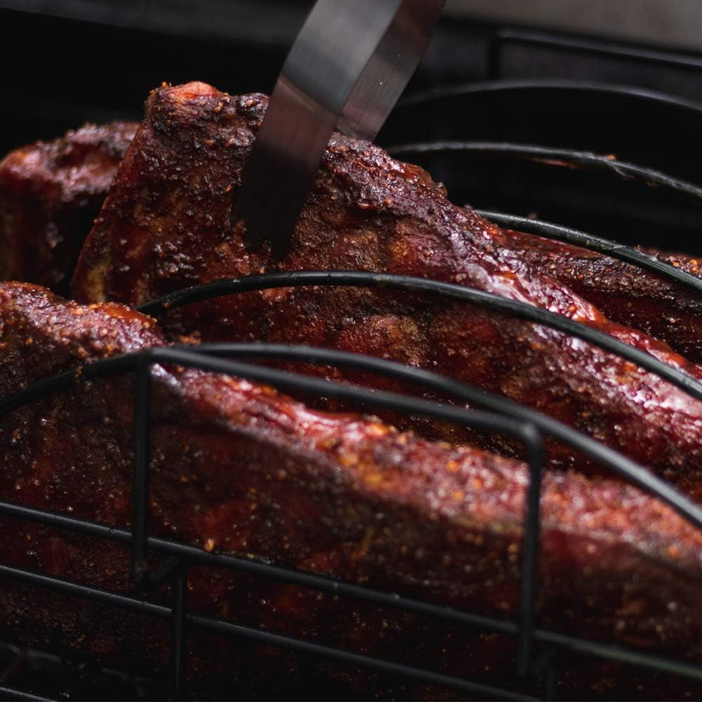 Steven Raichlen Signature Series SR8017 Stainless Steel Ultimate Rib Rack