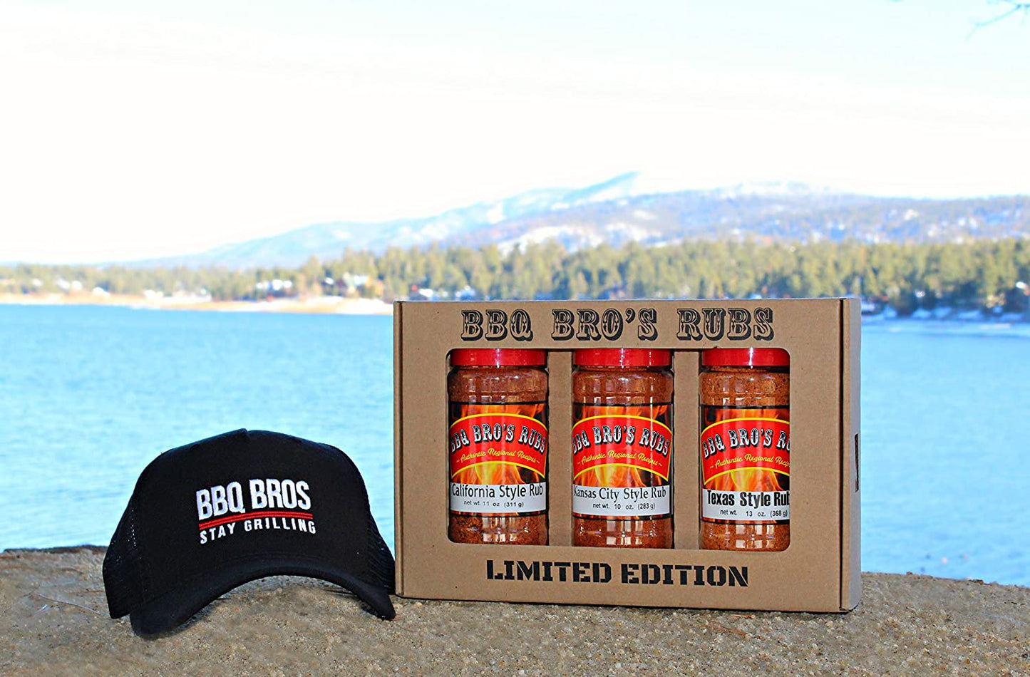 BBQ BROS RUBS (Western Style) - Ultimate Barbecue Spices Seasonings Set - Use for Grilling, Cooking & Smoking - Meat Rub, Dry Marinade, Rib Rub & Meat Seasoning - Great On; Steak, Chicken, Pork, Beef, Brisket - Backed with 100% Customer Guarantee
