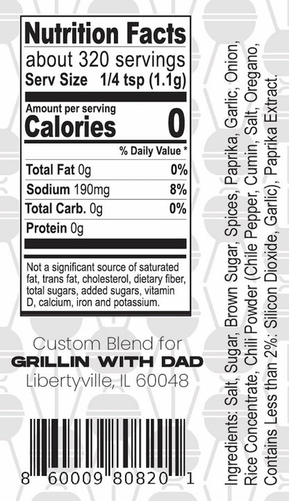 Grillin with Dad All Purpose Rub