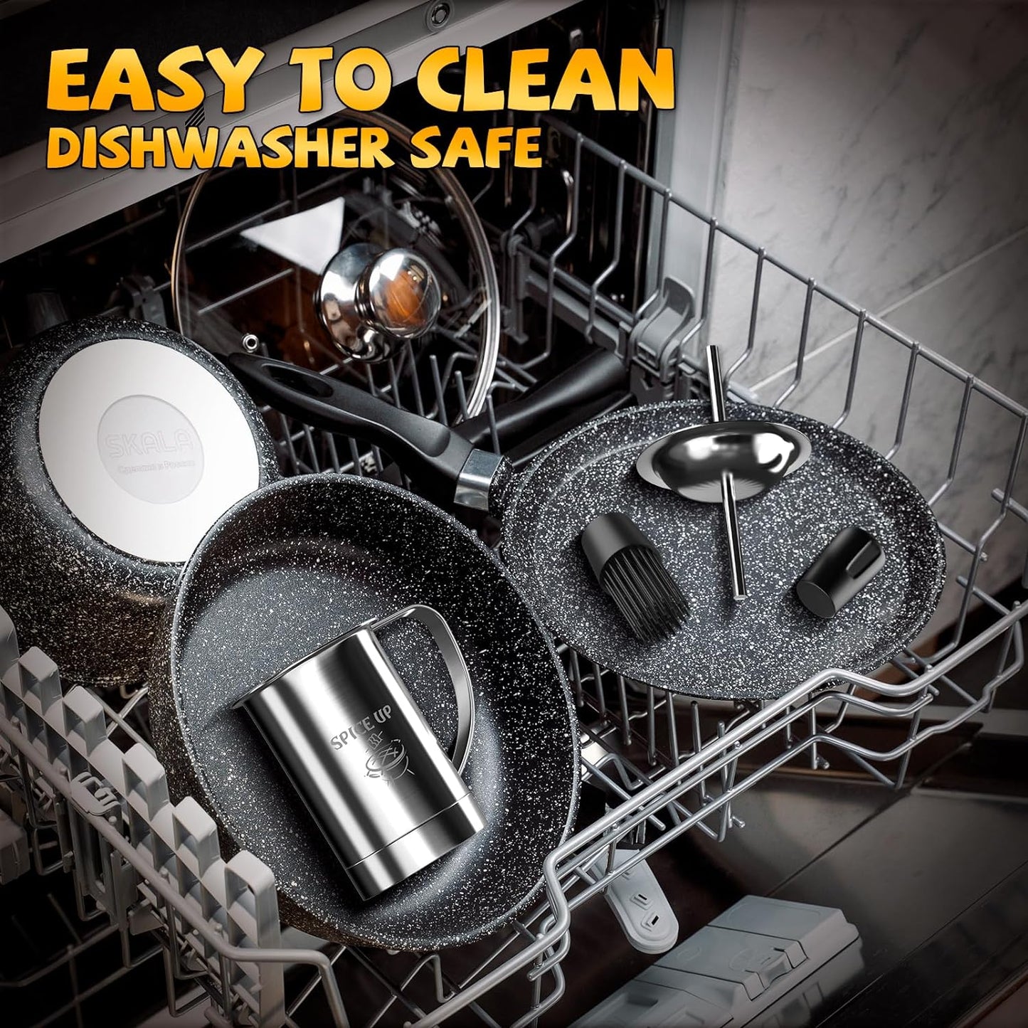 Grilling Gifts for Men Smoker Accessories - BBQ Sauce Pot and Basting Brush Set Cool Kitchen Gadgets, Unique Christmas Stocking Stuffer Gifts for Dad Father Son Grandfather Women Fun Cooking Supplies