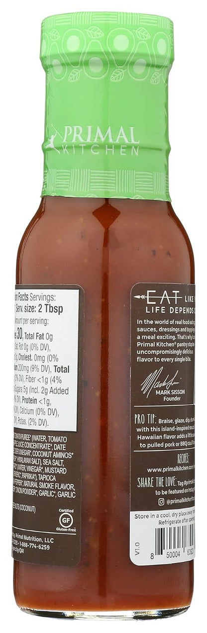 Primal Kitchen Organic Hawaiian Style BBQ Sauce, 8.5 OZ
