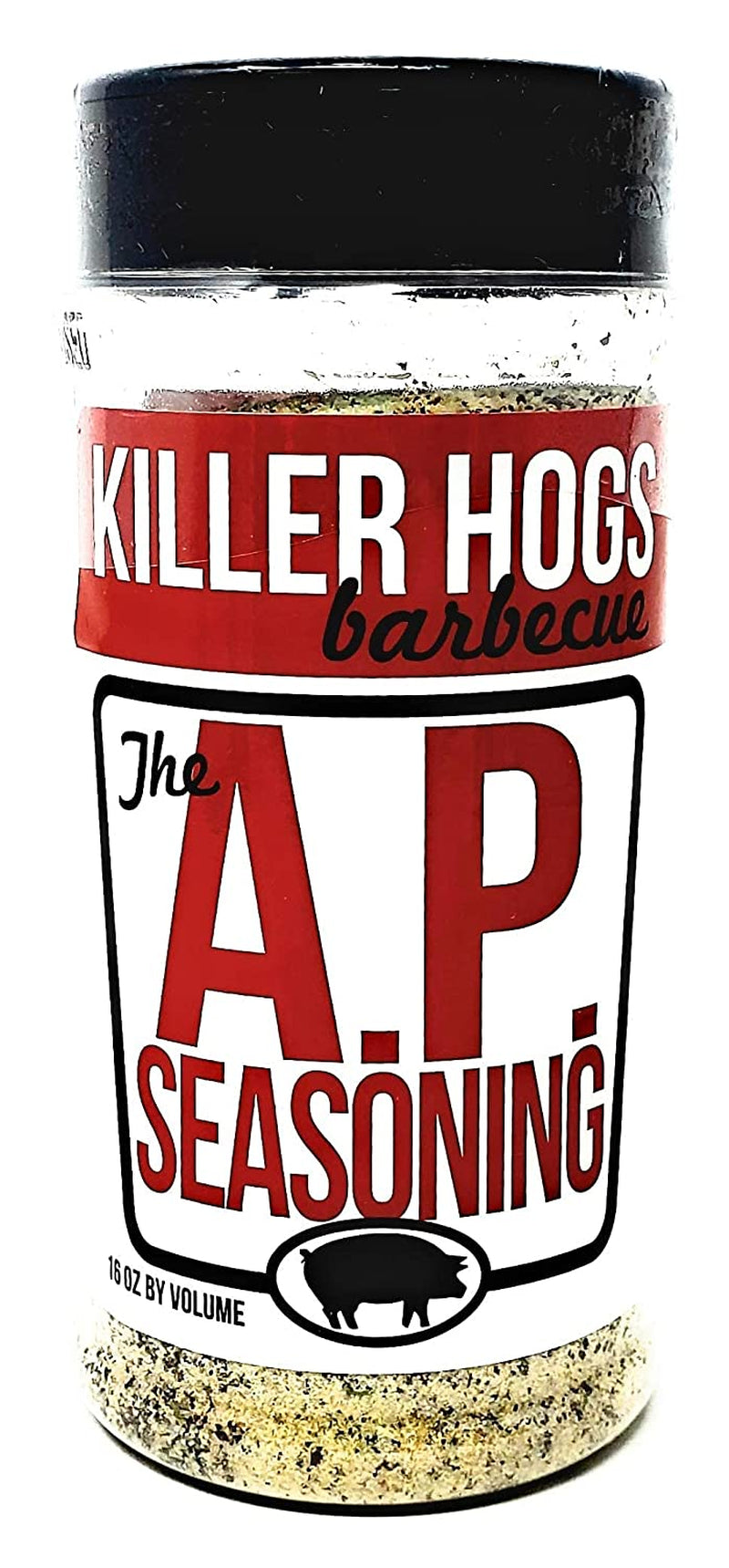 Killer Hogs Barbecue Rub Variety Pack - Original BBQ Rub, Hot BBQ Rubs, and A.P. Seasoning - Pack of 3 Bottles - 16 Oz per Bottle - 48 Oz Total