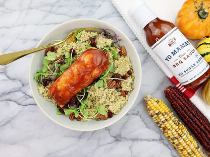 Keto Barbecue BBQ Sauce by Yo Mama'S Foods – (Pack of 2) - Vegan, No Sugar Added, Low Carb, Low Sodium, Gluten Free, Paleo, and Made with Whole Non-Gmo Tomatoes!