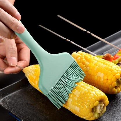 Basting Brush Silicone Pastry Baking Brush Large Grill BBQ Sauce Marinade Meat Glazing Oil Brush Heat Resistant, Kitchen Cooking Baste Pastries Cakes Desserts, Dishwasher Safe 2Pack (2)