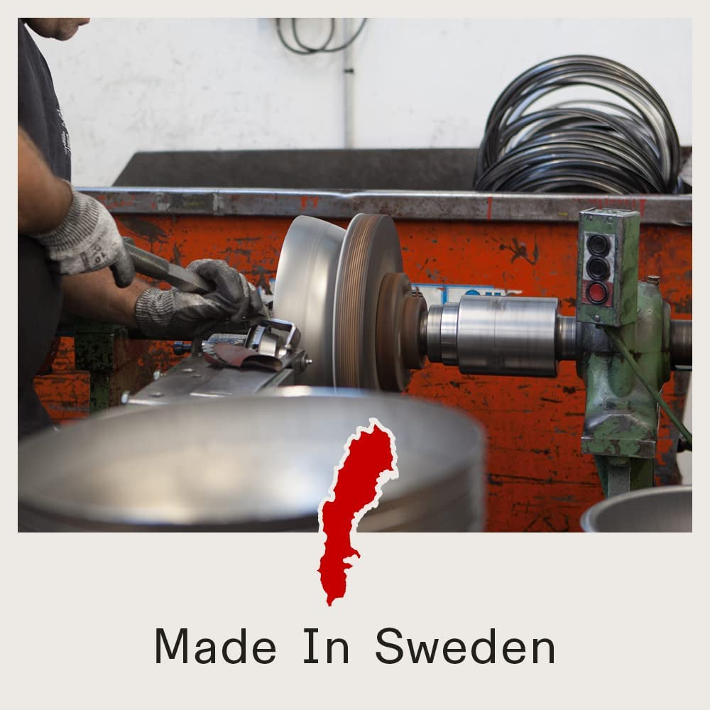 Cookware - Carbon Steel Griddle - (Like Cast Iron, but Better) - Professional Cookware -  Sweden - Induction Compatible
