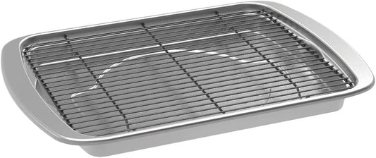Nordic Ware Oven Crisp Baking Tray, 17.10 X 12.40 X 1.40 Inches, Natural