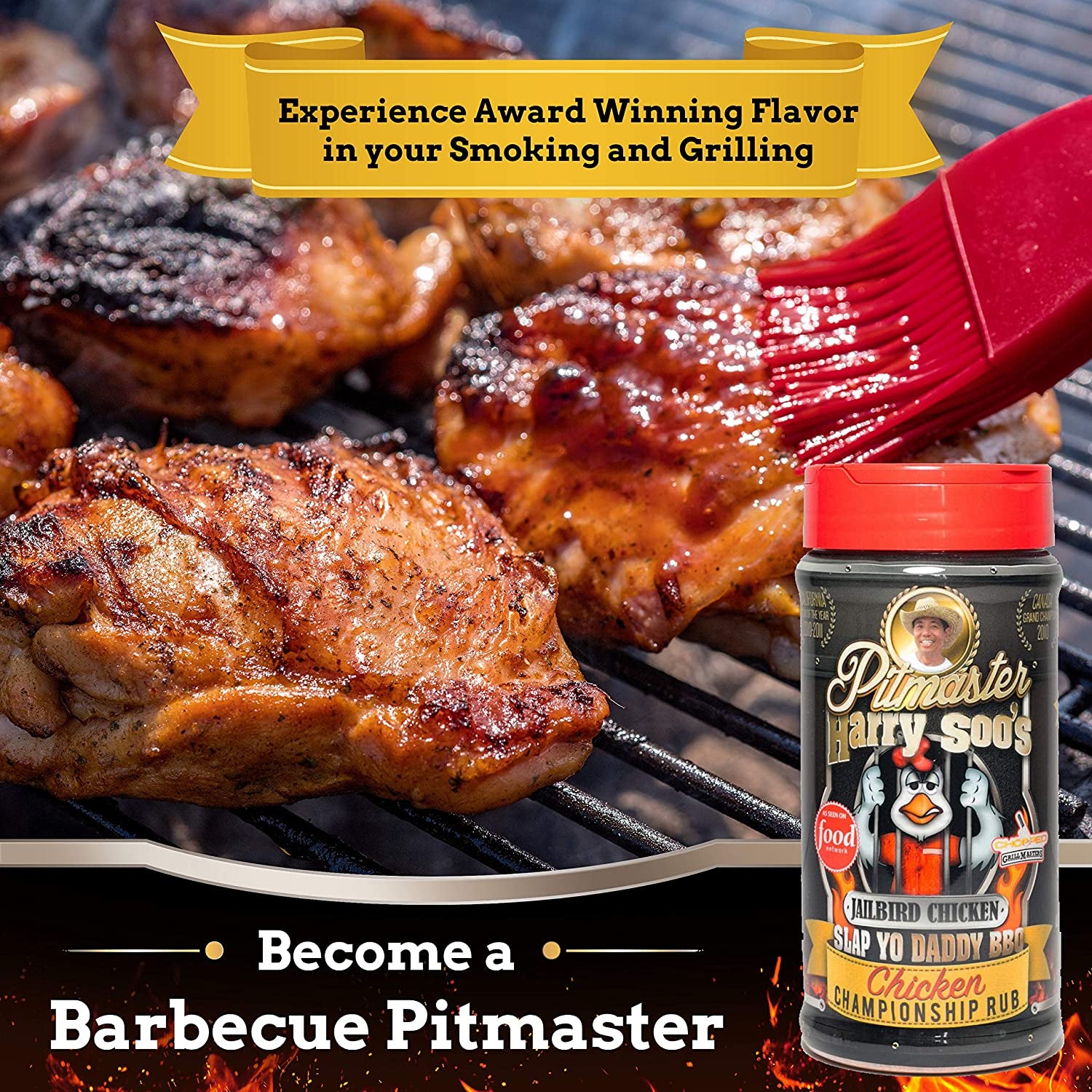Slap Yo Daddy BBQ Jailbird Chicken and Flavor Bomb Umami (3 Rubs) 12Oz Bundle