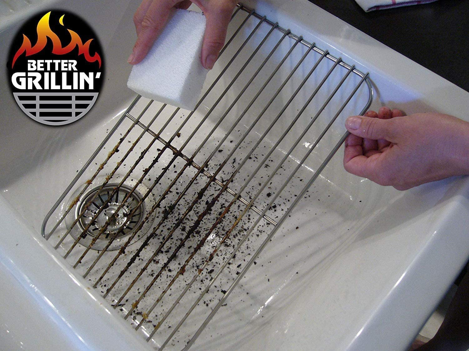 Barbecue Grill Scrubbing Stone, BBQ Grill Brick Cleaner, Griddle Stone Cleaning Block, BBQ Tools, Cleaning Block for Barbeque Grill, Tools for Outdoor Grill, BBQ Cleaner, Pack of 2