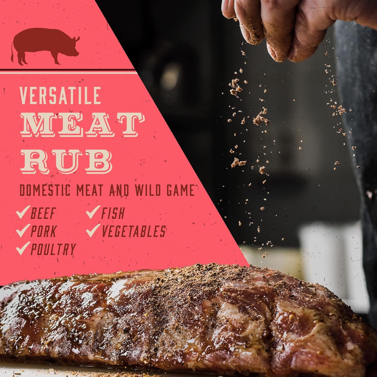 Dennymike’S Sublime Swine Seasoning Blend, All Natural Spices and Seasonings, Low Sodium and Keto-Friendly Chili Seasoning Mix, BBQ Rub for Cooking, Smoking, and Grilling, 7 Oz