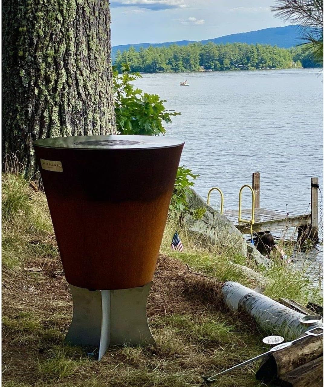 One20 20" Grill. Wood/Charcoal Grill, Griddle, Fire Pit