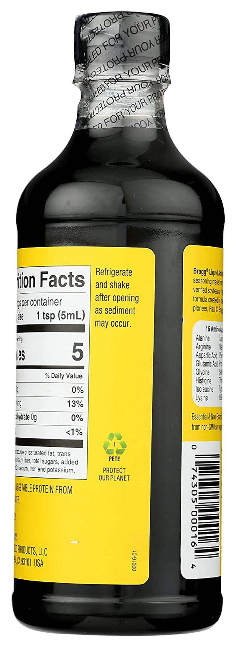 Bragg Liquid Aminos Seasoning, 16 Oz