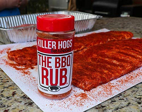 Image of Killer Hogs the BBQ Rub | Championship Grill Seasoning for Beef, Steak, Burgers, Pork, and Chicken | 11 Ounces