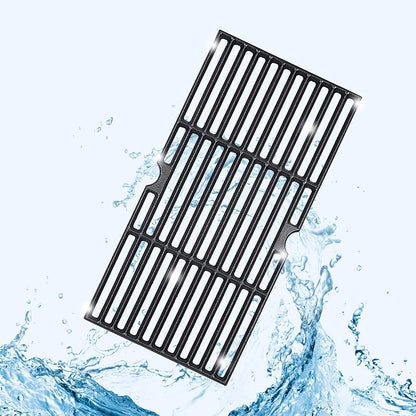 Grill Grates Replace for Charbroil 463420508, 463420509, 463420511 463436213 463436214 463440109, Master Chef, Thermos, Backyard and Others Grills, 16 7/8" Cast Iron Grill Grates(Set of 3)