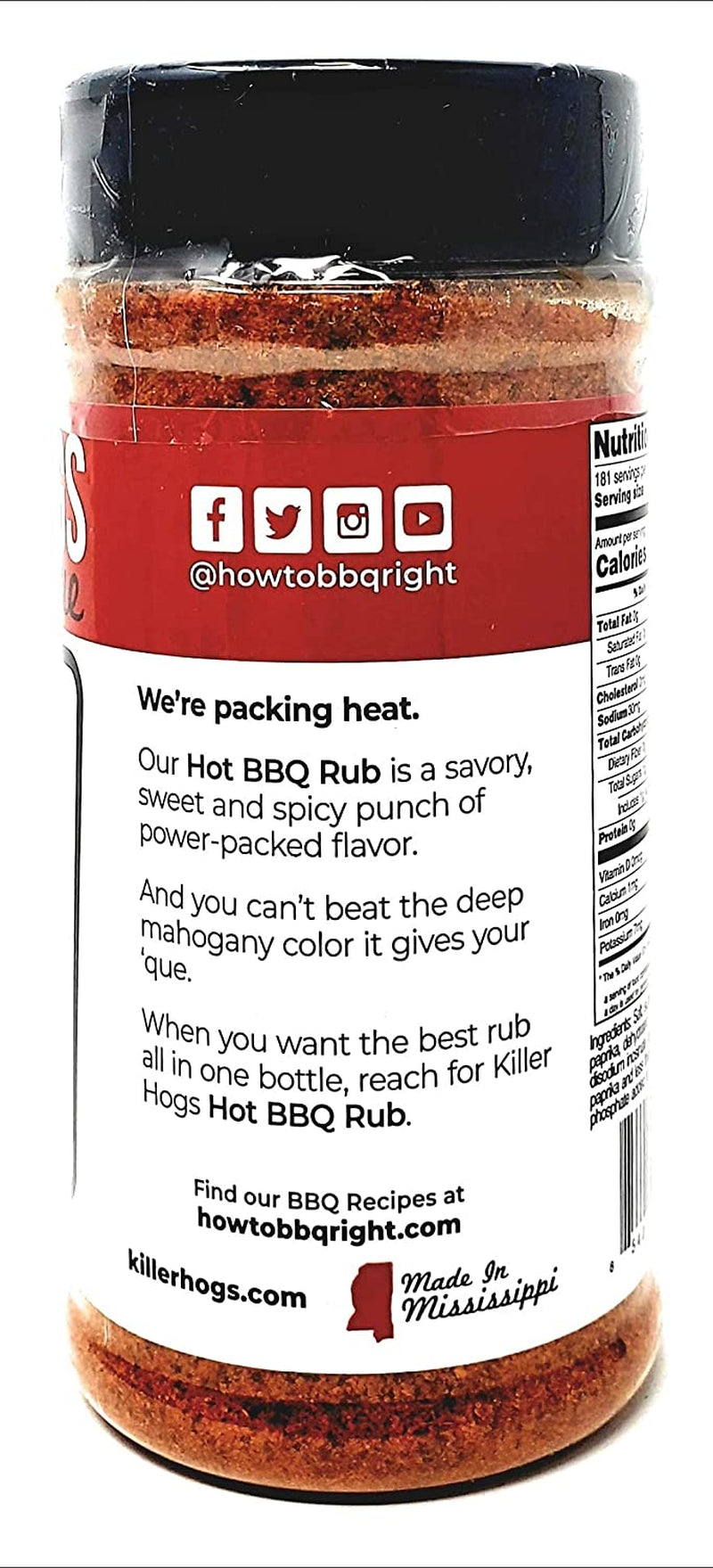 Killer Hogs Barbecue Rub Variety Pack - Original BBQ Rub, Hot BBQ Rubs, and A.P. Seasoning - Pack of 3 Bottles - 16 Oz per Bottle - 48 Oz Total