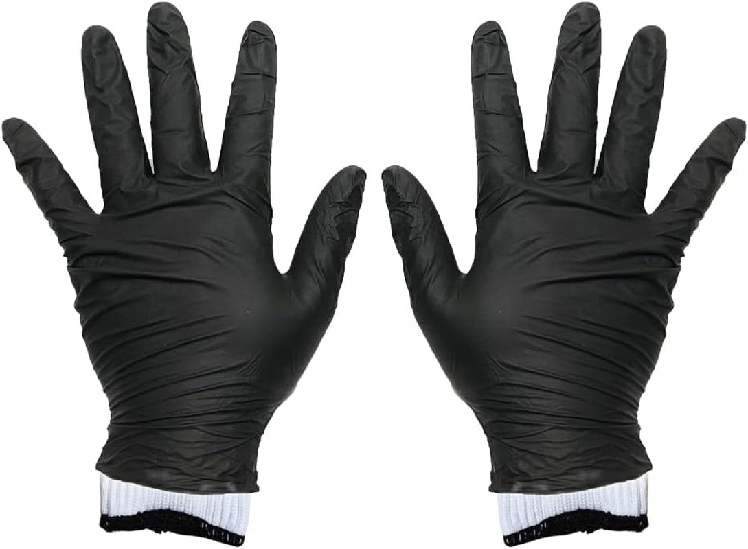 Disposable Nitrile BBQ Gloves with Cotton Liners for Outdoor Cooking Grilling Smokers and Barbecue Competition