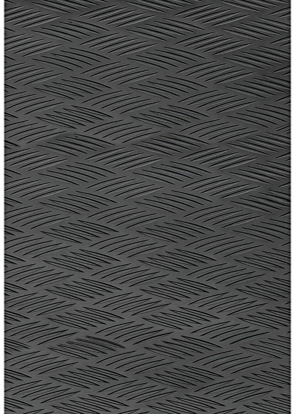 BBQ Grill Mat - BBQ Grill Accessory, Safety Product, Non-Slip, Diamond Plate Pattern, Grey, Stylish, Protect Your Decking, Fits BBQ Grills Prestige PRO 500 Size and Smaller