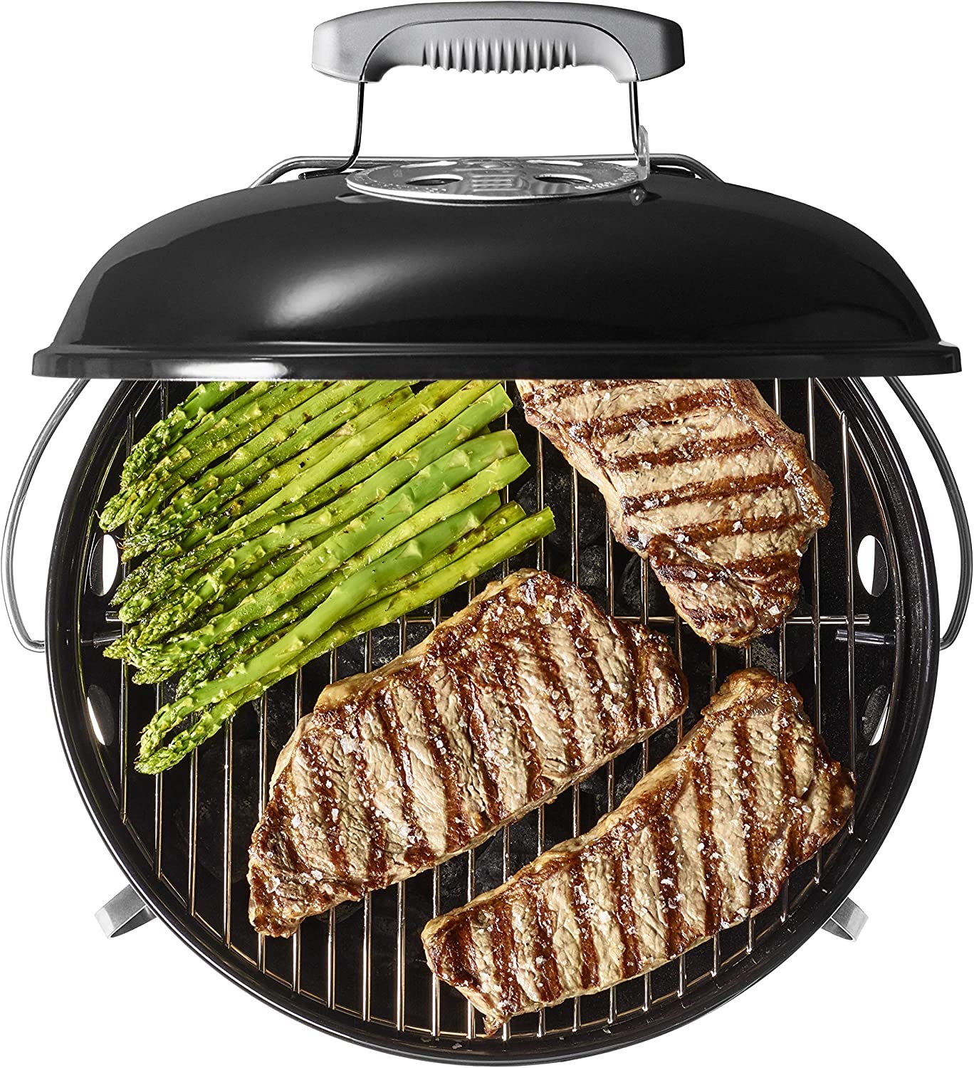 Weber Smokey Joe Premium 14-Inch Portable Grill , Black