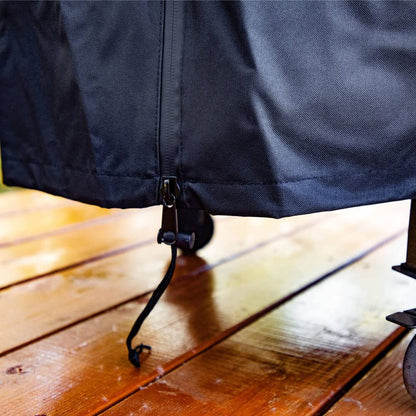 Grill Cover for Pit Boss Pro Series Triple-Function Combo Grill PB1100PSC2 PB1100PSC1 Pit Boss PB1230 Sportsman 1230 Pellet/Gas Combo Grill Cover Heavy-Duty, Black, PB 67364