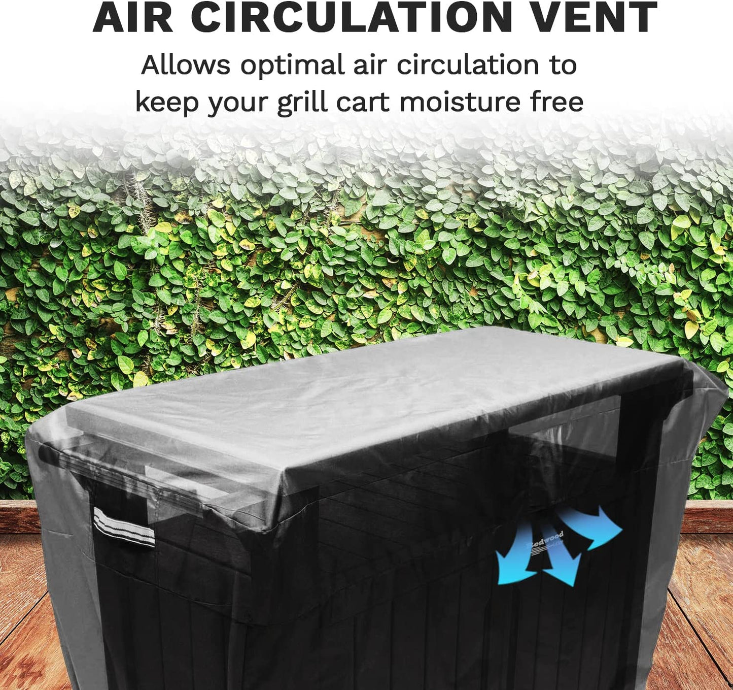 Cover for Keter Unity XL, Portable Prep Tables and Flat Top Grills. Must Have BBQ, Grilling and Outdoor Cooking Accessory. Breathable, Waterproof, UV and Weather Resistant - 55" X 24" X 33.5"