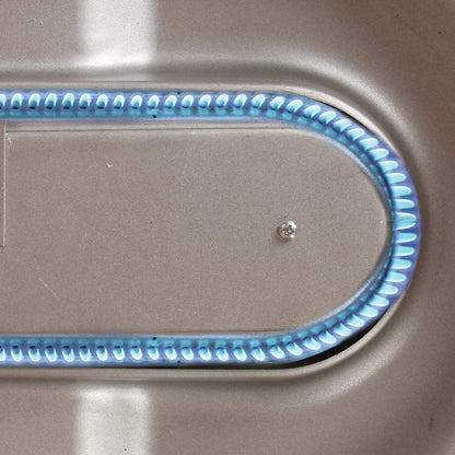 Fold N Go 1-Burner Propane Grill, Lightweight & Portable Grill with Push-Button Starter, Adjustable Horseshoe Burner, Built-In Handle, & 6,000 Btus of Power for Camping, Tailgating, Grilling