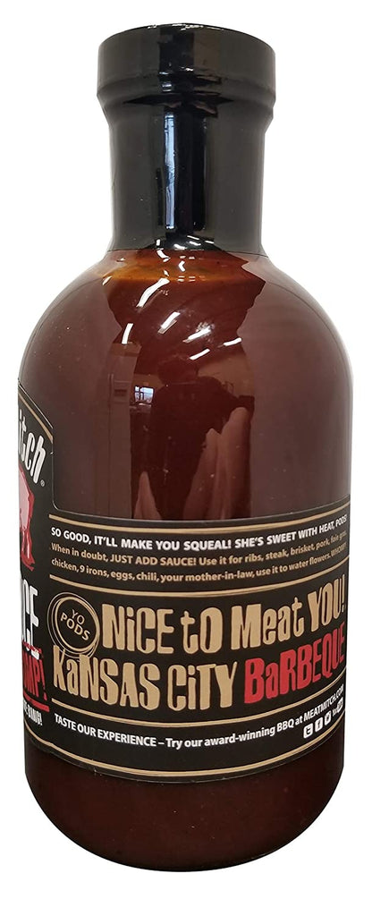 Meat Mitch WHOMP! BBQ Sauce, 21.0 Ounce | Kansas City Gourmet Competition Barbecue Sauce