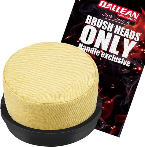 Image of YBW Replacement Grill Brush Head, Bristle-Free Sponge Brush Head for Safe and Effective BBQ Cleaning