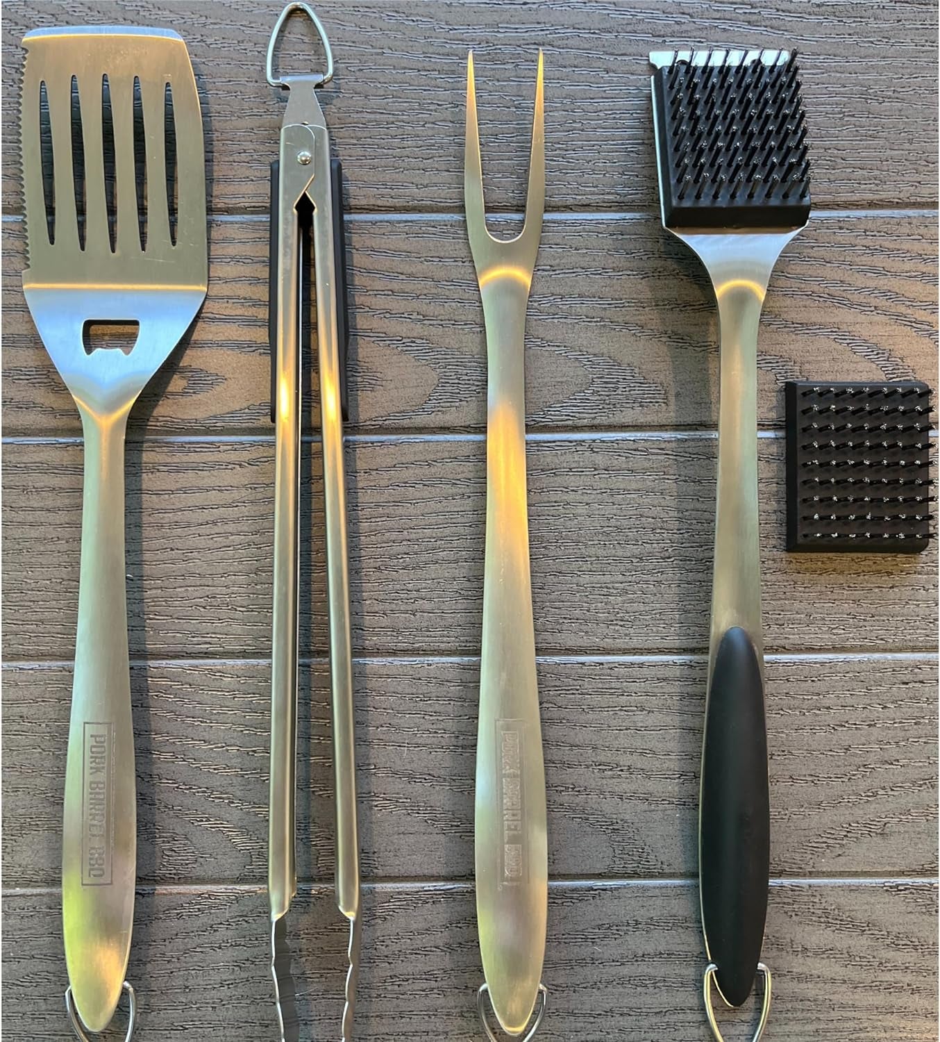 Tool Set Grill Kit - Premium Stainless Steel BBQ Grill Accessories, Grilling Tools & BBQ Accessories for Outdoor Grill - Perfect BBQ Tools and Grilling Gifts for Men