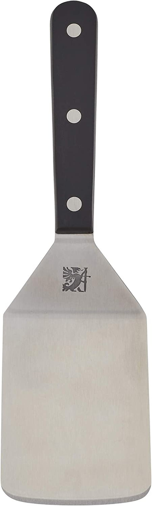 Copco Sabatier Triple Rivet Stainless Steel Wide Turner, 9.65-Inch, Black