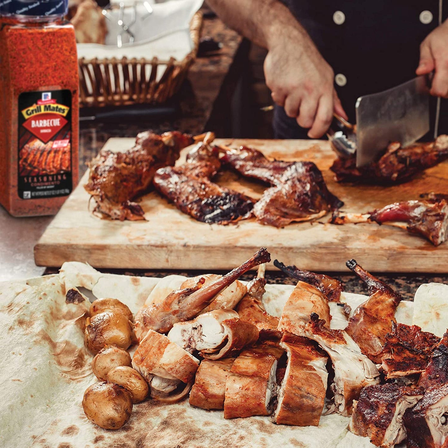 Mccormick Grill Mates Barbecue Seasoning, 27 Oz - One 27 Ounce Container of Barbecue Rub, Perfect for Proteins, Vegetables and Fruits