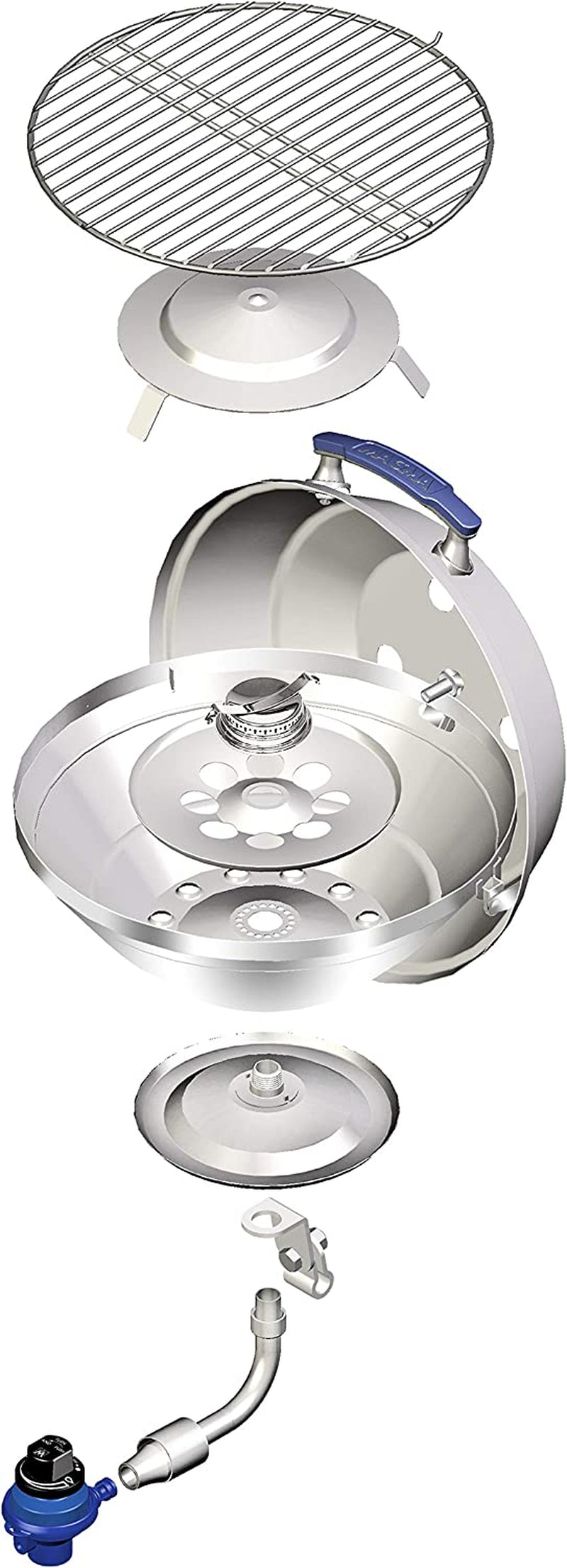 Products, Original Size Marine Kettle Gas Grill, A10-205